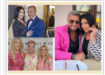 GALERIE. Cea mai invidiată orădeancă a luat masa cu Botezatu. E soția numerologului Anatolii Basarab