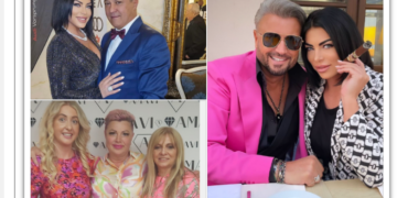 GALERIE. Cea mai invidiată orădeancă a luat masa cu Botezatu. E soția numerologului Anatolii Basarab