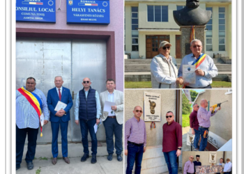 GALERIE. Au marcat “Drumul Cetăților Bihorene”. Patriotul Mircea Cosma reconstitue drumul lui Mihai Viteazu în lupta pentru unitatea românilor