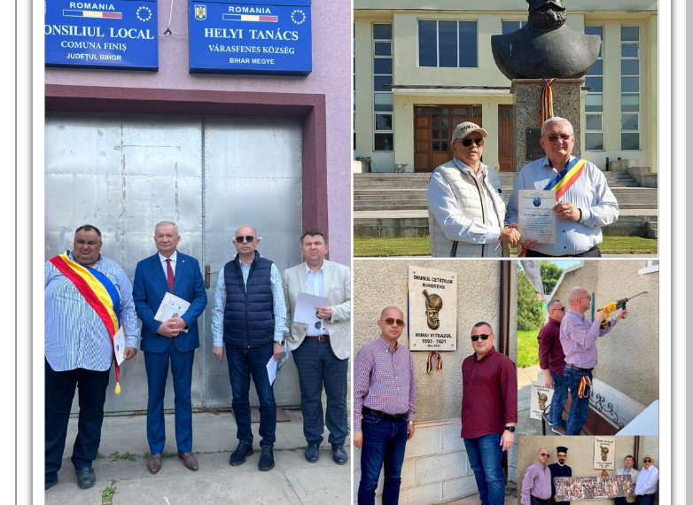 GALERIE. Au marcat “Drumul Cetăților Bihorene”. Patriotul Mircea Cosma reconstitue drumul lui Mihai Viteazu în lupta pentru unitatea românilor