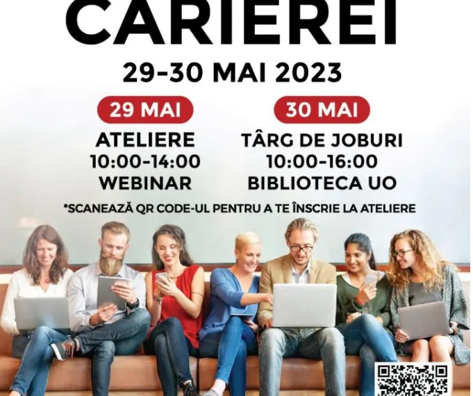 300 de locuri de muncă, 170 de stagii de practică la Zilele Carierei de la U. Oradea