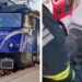 Locomotiva unui tren care circula pe ruta Oradea-Cluj, în flăcări. 100 de oameni s-au autoevacuat