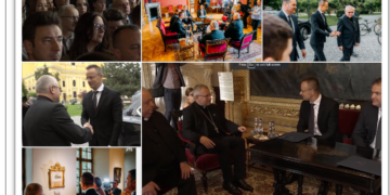 GALERIE. Episcopul romano-catolic de Oradea calcă pe urmele episcopului Adam Patachich. Gazdă pentru miniștri și magnet pentru milioane de euro