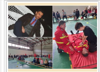 GALERIE.Profu de sport dornic să-i învețe pe copii să facă diferența între viață și moarte