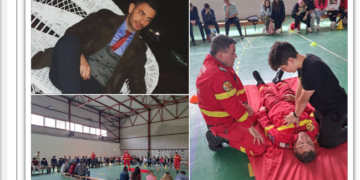 GALERIE.Profu de sport dornic să-i învețe pe copii să facă diferența între viață și moarte