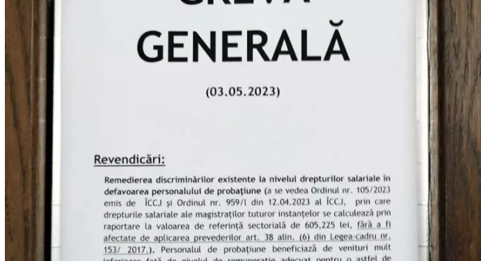 Consilierii de probațiune, în grevă generală. Care sunt consecințele pentru actul de justiție