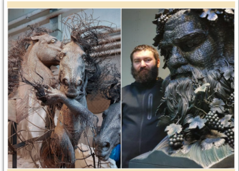 Darius Hulea transformă sârma în artă