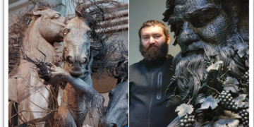 Darius Hulea transformă sârma în artă