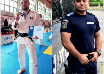 Răzvan Bodea, jandarm în kimono. E printre cei mai buni din țară