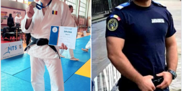 Răzvan Bodea, jandarm în kimono. E printre cei mai buni din țară