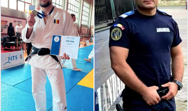 Răzvan Bodea, jandarm în kimono. E printre cei mai buni din țară