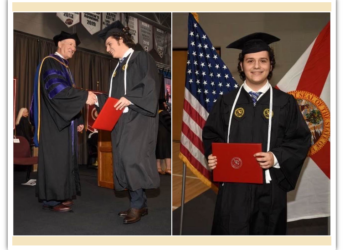 GALERIE.Orădeanul Theodor Palaghianu, absolvent „Cum Laude”- cu distincție, la Inginerie Aerospațială, la Florida Institute of Technology