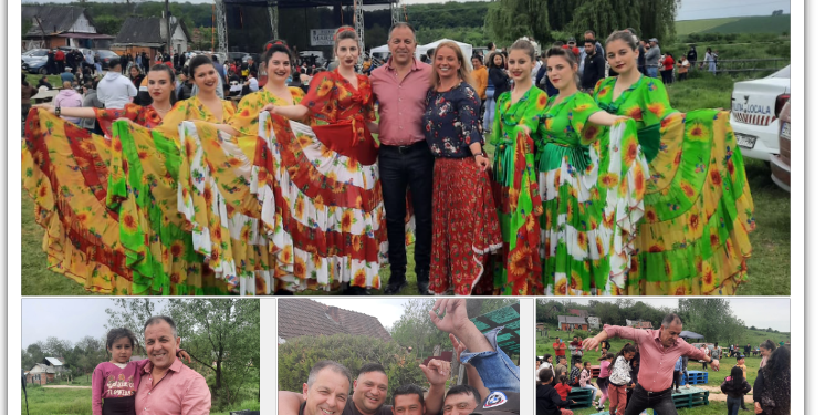 GALERIE.Primarul Marghitei știe să petreacă. Marcel Sas Emil Adăscăliții, în ipostaze inedite la Ziua Internațională a Romilor