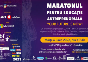 Maratonul de educaţie antreprenorială, dedicat tinerilor bihoreni cu spirit de afacerist şi deschidere spre inovaţie, se încheie săptămâna viitoare