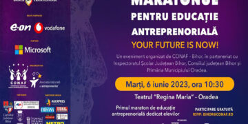 Maratonul de educaţie antreprenorială, dedicat tinerilor bihoreni cu spirit de afacerist şi deschidere spre inovaţie, se încheie săptămâna viitoare