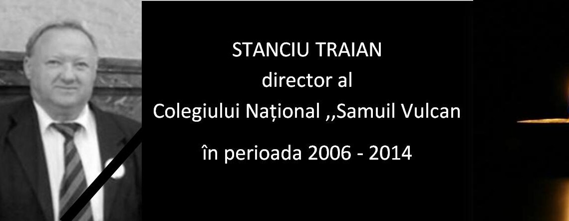 Pierdere imensă. Ilustrul profesor Traian Stanciu, fost director al CNSV Beiuș s-a stins din viața
