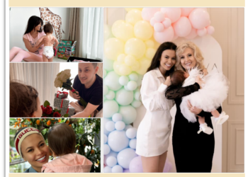 GALERIE. Orădeanca care a fost Miss Planet 2019 i-a cumpărat fetiței sale un diamant la aniversarea de un an