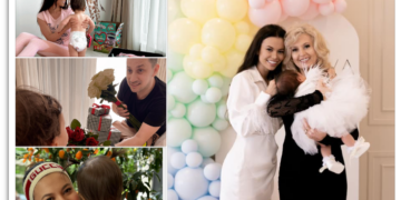 GALERIE. Orădeanca care a fost Miss Planet 2019 i-a cumpărat fetiței sale un diamant la aniversarea de un an