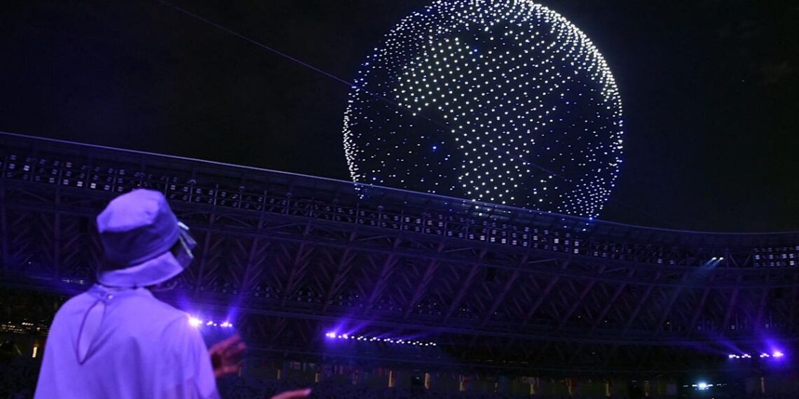 Show cu 200 de drone în singurul oraș din România membru în rețeaua internațională a orașelor Art Nouveau