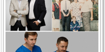 Chirurgii Dănuț și Viorel Dejeu, de la viața într-un sat de lângă Aleșd, la recunoașterea internațională drept experți în bariatrie. Unul e pasionat de grădinărit, celălalt de muzică