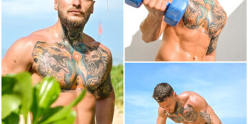 GALERIE. Orădeanul-ispită de pe Insula Iubirii și-a dorit să devină polițist. Tatujul de pe gât ascunde o traumă