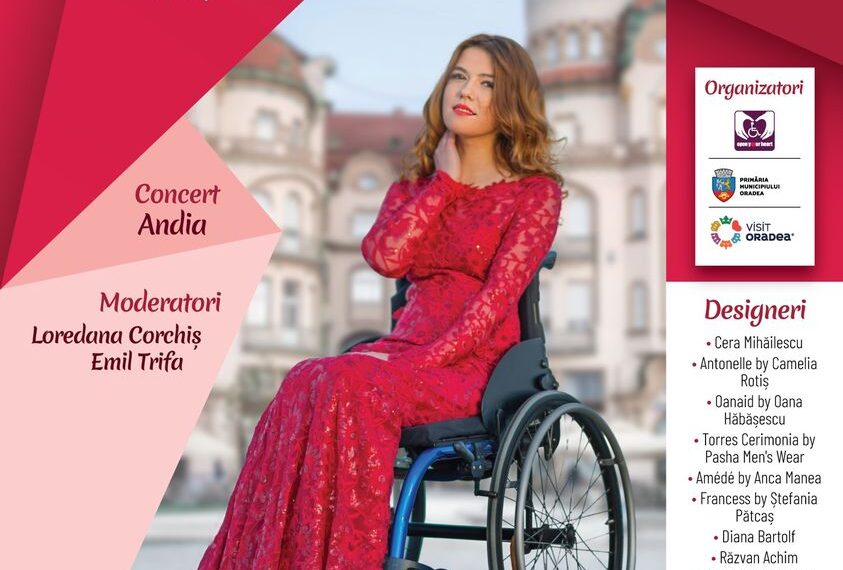 Modele de viață, modele în scaune rulante pe scena Atipic Beauty din Piața Unirii