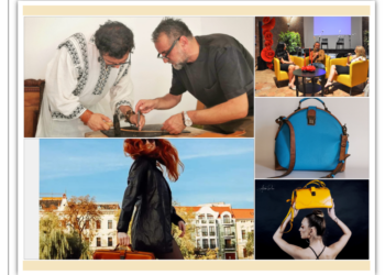 GALERIE.Mircea Bule, designerul orădean invitat al Premiilor Grammy USA, a făcut genți și accesorii pentru Richard Butler și premierul Australiei