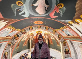 GALERIE. Cum poți deveni ctitor la biserica construită de Neșu. E inspirată de o biserică de pe Muntele Athos