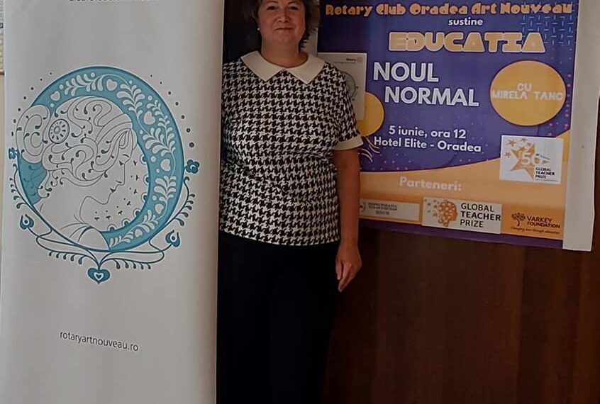 Mirela Tanc, profă pentru profesori. A predat colegilor metode inovative folosite la clasă