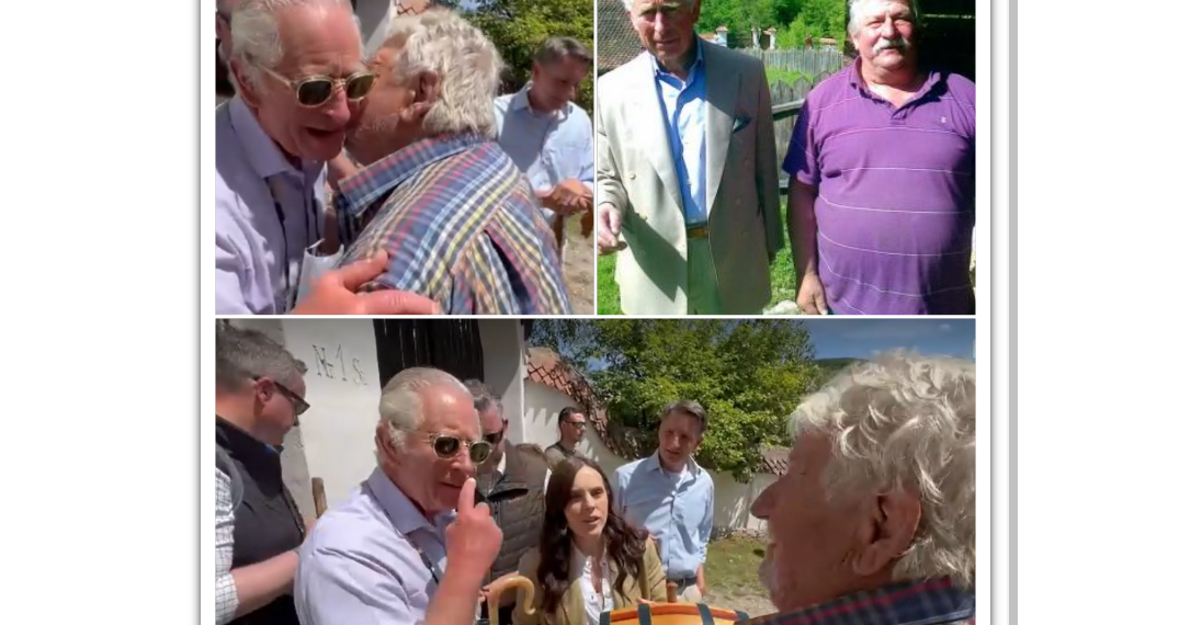 Orădeanul care l-a sărutat pe Regele Charles pe obraji și i-a dăruit pălincă. Cum a reacționat suveranul