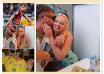 GALERIE. Fotbalistul George Pușcaș, surprins pe insula miliardarilor, în tandrețuri cu o celebră cântăreață