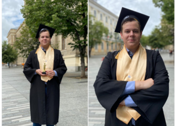 Tânărul Răzvan Foncea din Josani, șef de promoție la Științe Politice, la Cluj. A reprezentat România la conferința ONU la New York și va studia la Paris, la o facultate de top 3 mondial