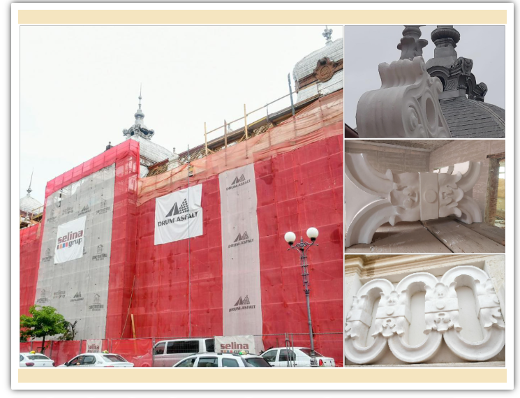 Parte din patrimoniul emblematic al Oradiei, Palatul Finanțelor are 80% din ornamente refăcute. Ajunsese o ruină