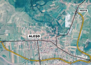 A fost semnat contractul de finanțare pentru Centura Aleşdului / Lucrările, pe final