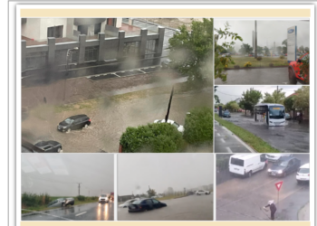 Prăpăd peste Oradea.”20 de ani oricât a plouat, oricât de mare a fost furtuna , niciodată, dar niciodată nu a stat apa.Acum, cu heirupul bineconsacrat pe fonduri europene…”