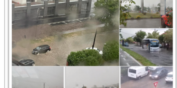 Prăpăd peste Oradea.”20 de ani oricât a plouat, oricât de mare a fost furtuna , niciodată, dar niciodată nu a stat apa.Acum, cu heirupul bineconsacrat pe fonduri europene…”