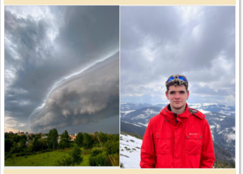 GALERIE. Orădeanul care a studiat MSc in Climate Change Science: Azi este cu adevărat o zi periculoasă din punct de vedere meteorologic. Vânt extrem, tornade