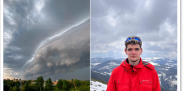 GALERIE. Orădeanul care a studiat MSc in Climate Change Science:  Azi este cu adevărat o zi periculoasă din punct de vedere meteorologic. Vânt extrem, tornade