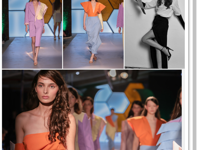 GALERIE. Top modelul Camelia Ienciu, succes ca designer la Feeric Fashion Week, cel mai important festival de modă din Europa de Est