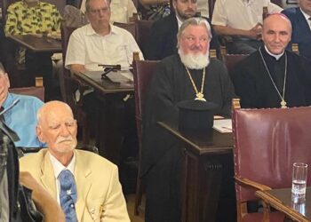 GALERIE. Episcopul Virgil Bercea la aniversarea a 100 de ani a boierului spiritului Constantin Bălăceanu Stolnici