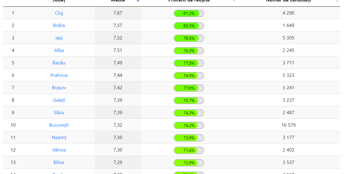 Topul liceelor din Bihor, ce materii au preferat elevii bihoreni la Bac