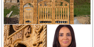Cu ce s-a îmbogățit comunitatea din Căbești și la ce operă de artă lucrează doi sculptori. SculpFEST 2023 ar putea aduce investiții în comună