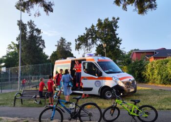 Copil accidentat în Parcul Olosig. A intervenit salvarea