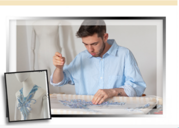 VIDEO. Designerul Cristian Crișan, broderii pentru Doina Levința