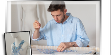 VIDEO. Designerul Cristian Crișan, broderii pentru Doina Levința