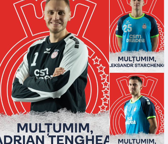 Echipa de handbal CSM Oradea se desparte de trei jucători talentați