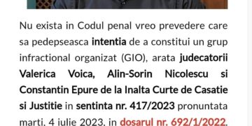 Cum explică judecătorii ICCCJ achitarea deputatului orădean Mihai Lasca
