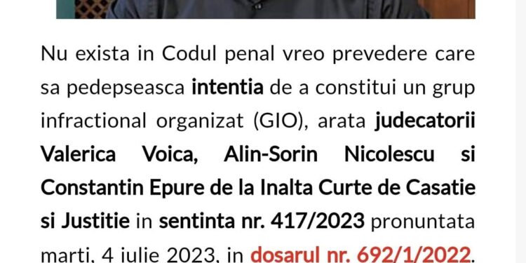 Cum explică judecătorii ICCCJ achitarea deputatului orădean Mihai Lasca