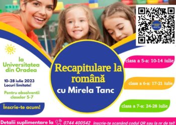 Tabără de recapitulare la română cu profa de Oscar a Bihorului. Va aplica metode activ-participative originale, care i-au adus includerea în top 50 cei mai buni profesori din lume