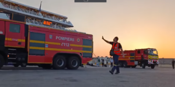 Pompierii conduși de colonelul Csilik Alexandru Adrian, prim-adjunctul inspectorului șef al ISU Bihor, în iadul din Rodos